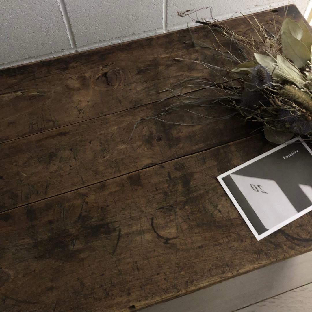 古家具　机　文机　昭和レトロ　アンティーク　木製