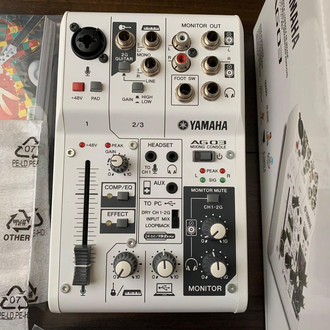 YAMAHAヤマハ AG03 オーディオインターフェイス