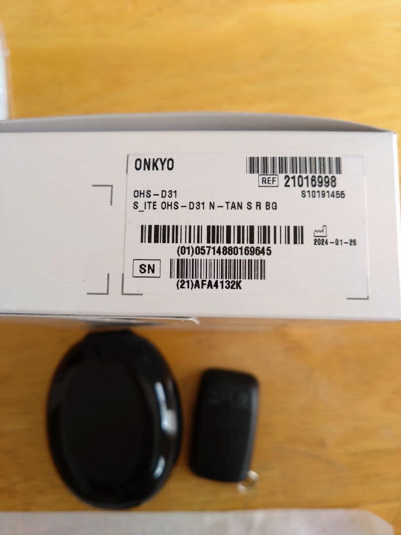 ONKYO　オンキヨー集音器　補聴器　右耳用　電池付き