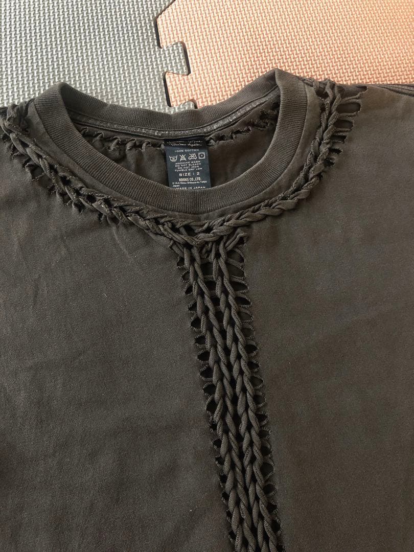 キムタク着用！ナンバーナイン メッシュTシャツ ブラウン