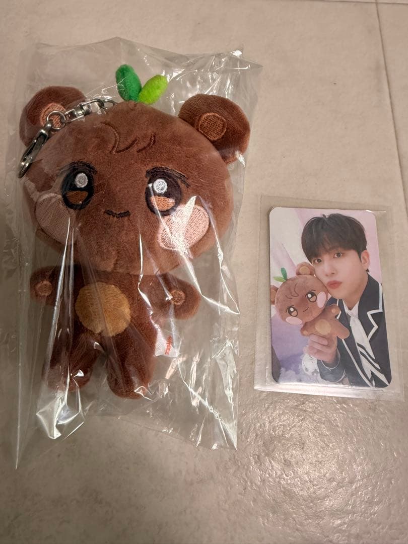 ATEEZ ANITEEZ ぬいぐるみ　キーリング　ジョンホ(トレカ付き)
