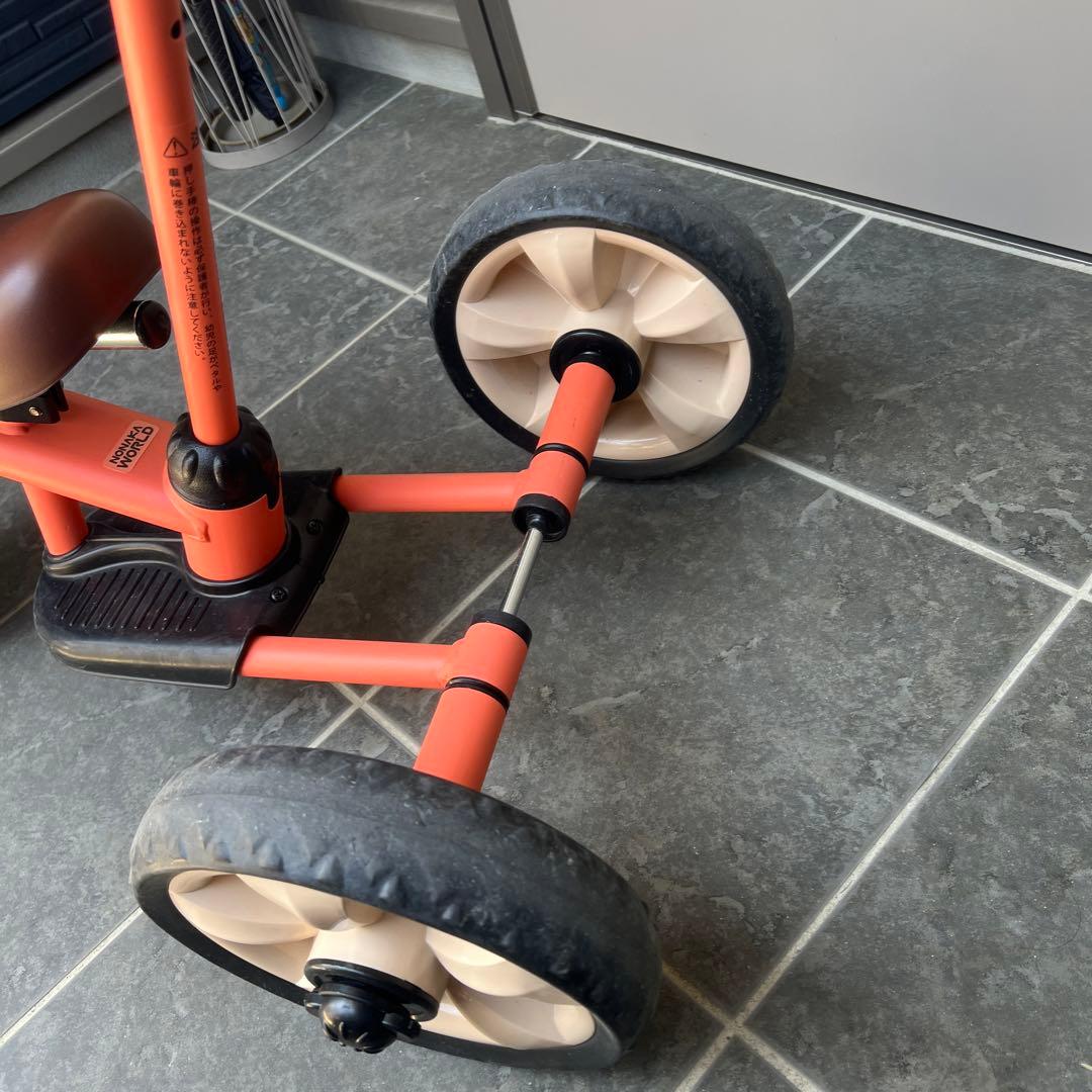 サンライダー NEO オレンジ 三輪車 押し棒付き 幼児用