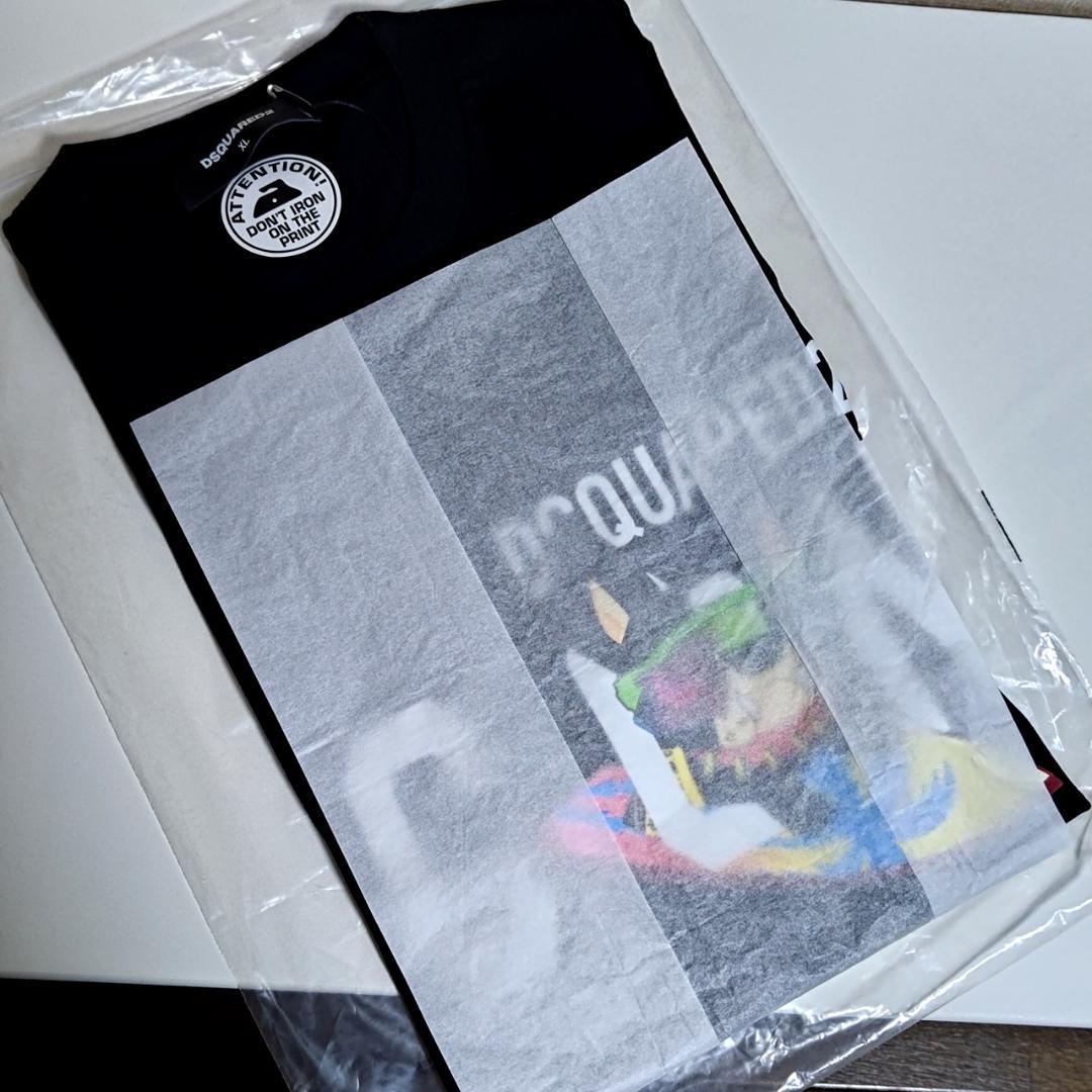 DSQUARED2 ディースクエアード ICON ロゴ Tシャツ XL ブラック