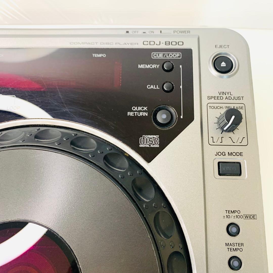 【動作確認済】Pioneer パイオニア CDJ-800 プロDJCDプレーヤー