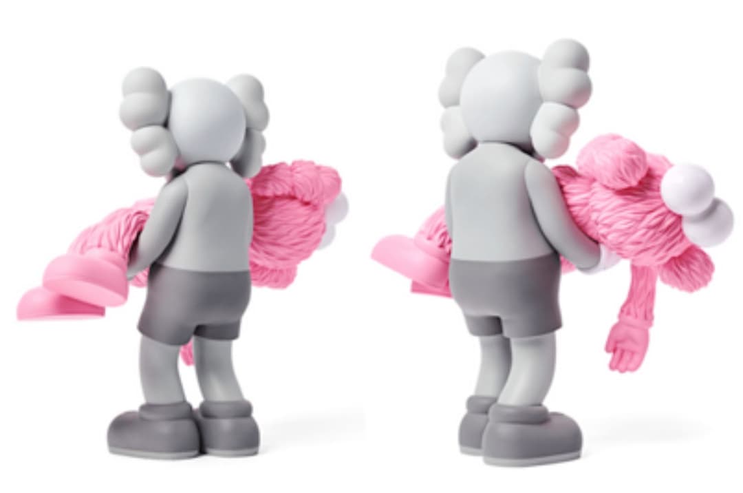kaws gone figure grey GRAY&PINK ピンク カウズ