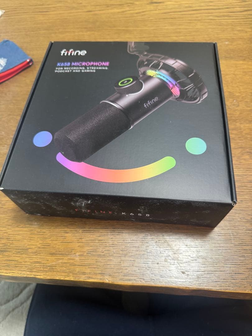 FIFINE K658 ダイナミックマイク USB接続【開封済未使用！】
