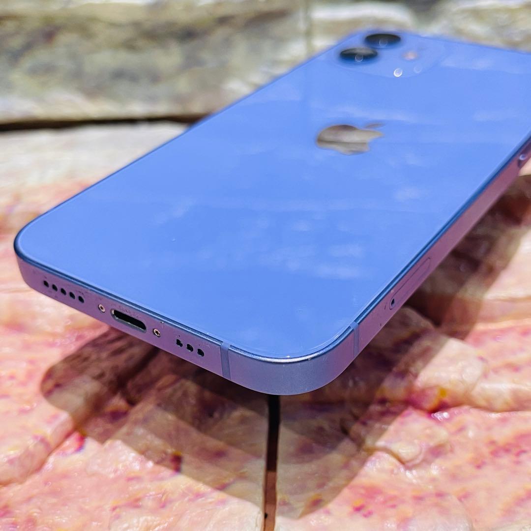 SIMフリー iPhone12 128GB パープル 新品電池