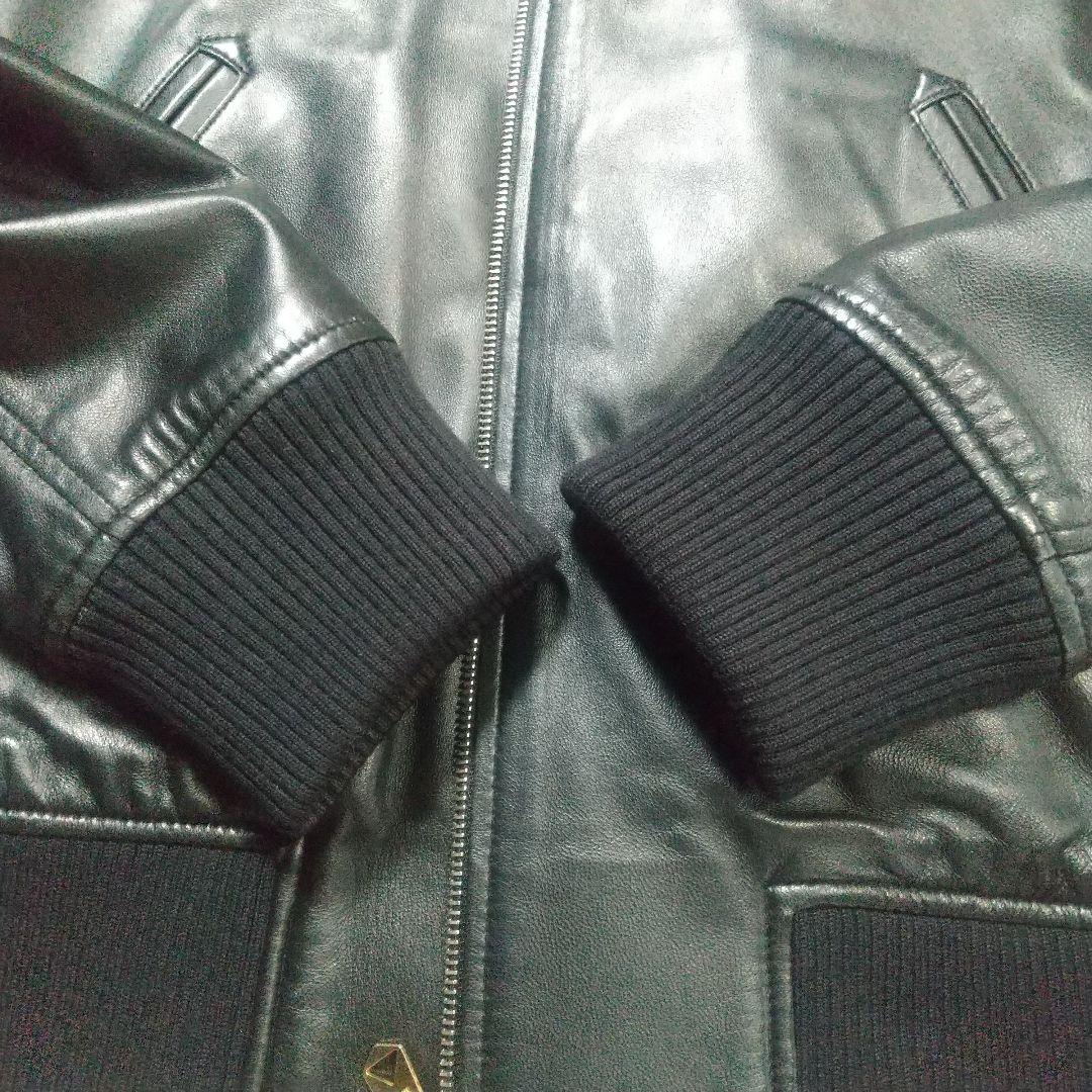 極美品 希少 ポールスミス レザージャケット ブルゾン ma1 ボンバー 現行