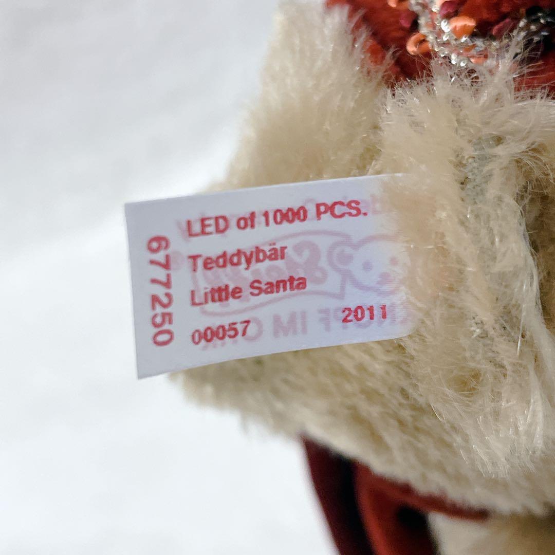【希少/美品】 Steiff リトルサンタ2011 テディベア 1000体限定