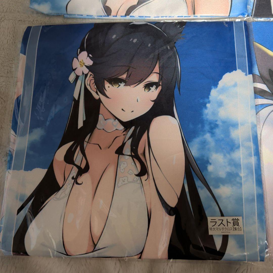 きゃらっとくじ アズールレーン C賞D賞E賞ラスト賞マルチクロス4枚セット