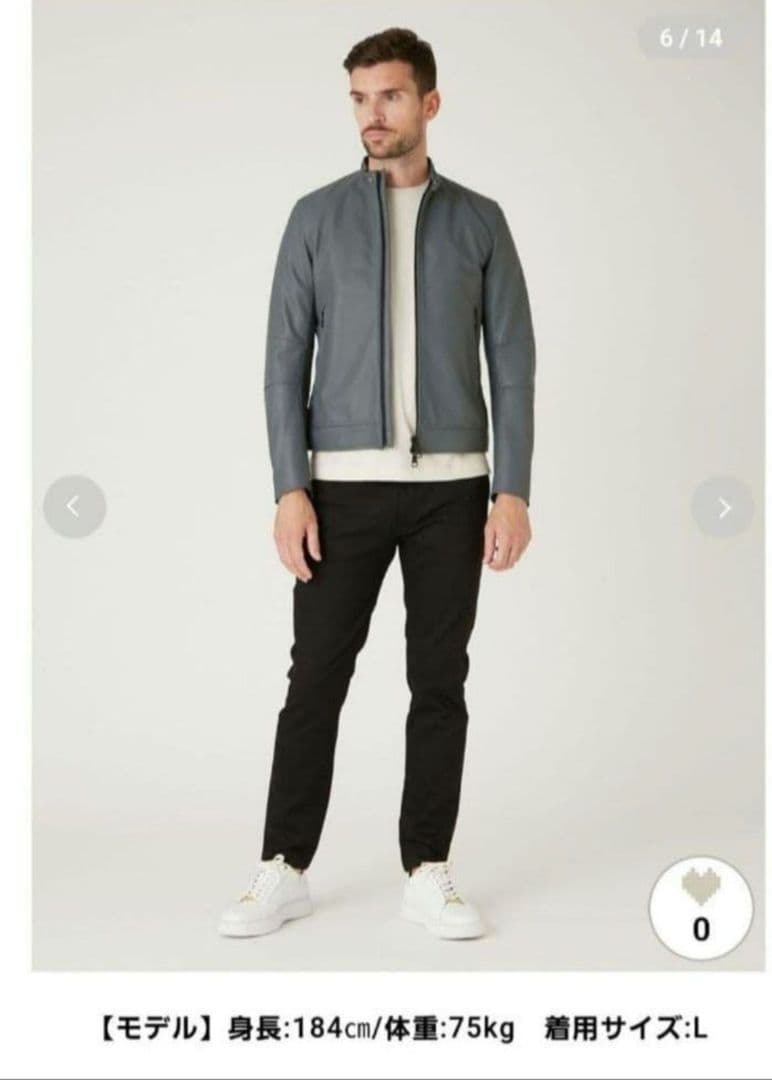 【TK】AOURE　アウール　イタリアンレザー　ライダースジャケット　M