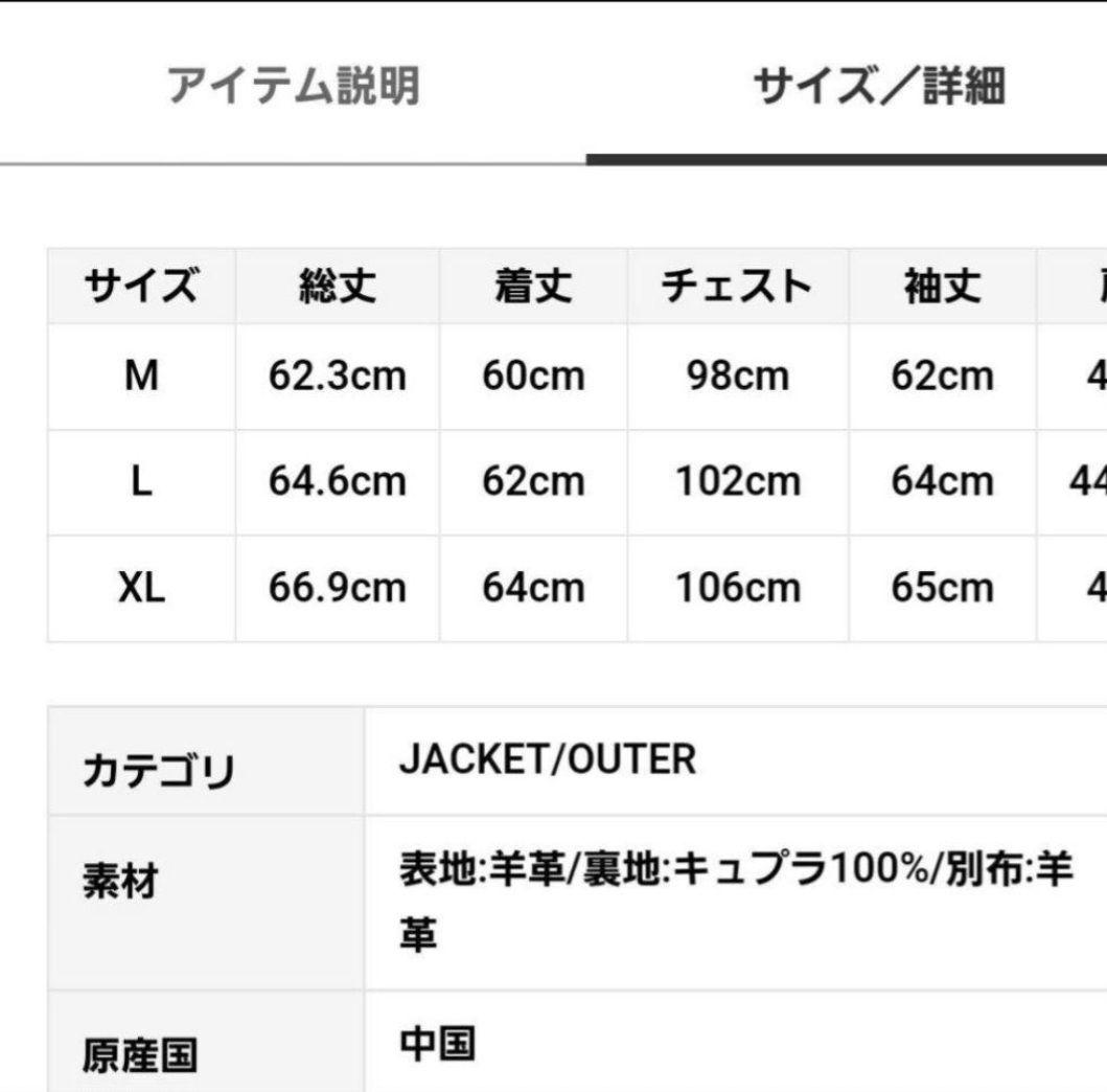 【TK】AOURE　アウール　イタリアンレザー　ライダースジャケット　M