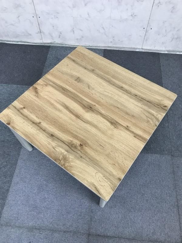 かわいい折れ脚　リバーシブルコタツ70WH