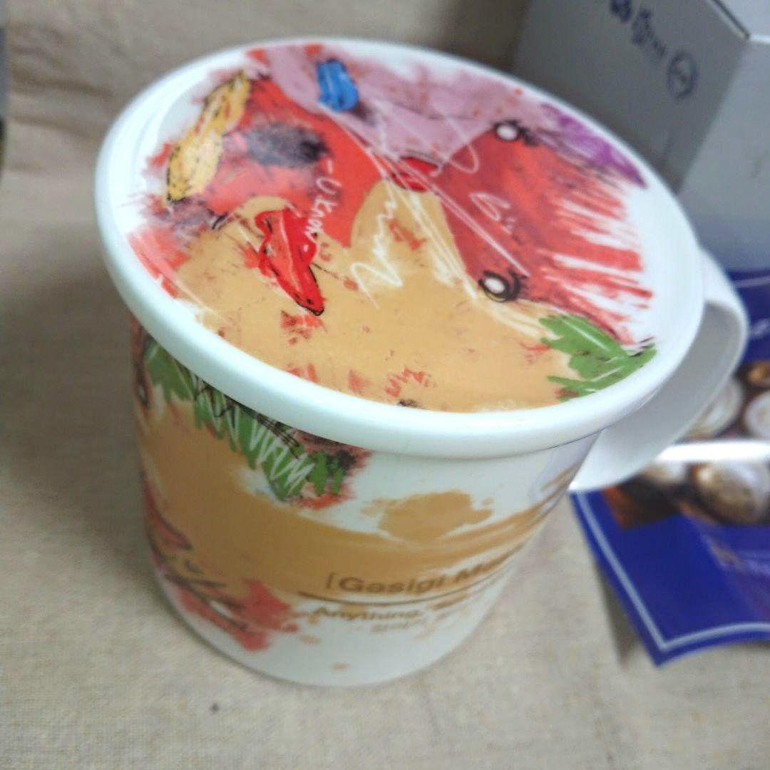 新品 東方神起 ユノ デザイン マグカップ 完売品 サイン入り 光州ビエンナーレ