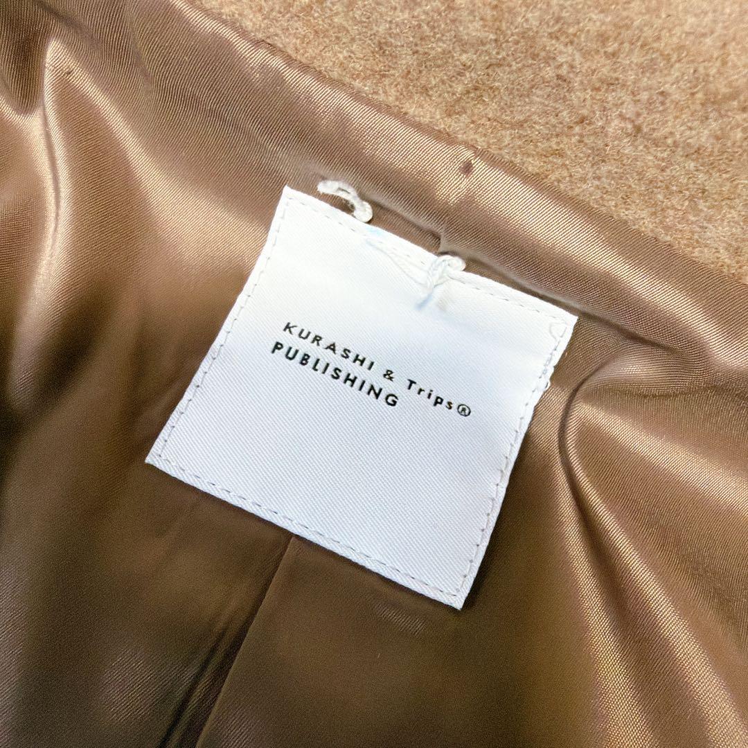 北欧、暮らしの道具店 3WAYアレンジ襟のかろやかチェスターコート ベージュ