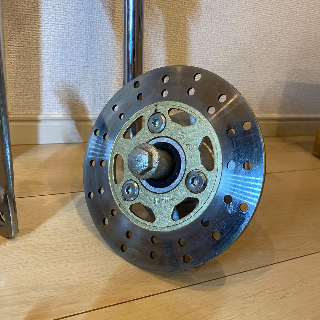 モンキー　ゴリラ　フロントディスクブレーキ化　フロントフォーク一式