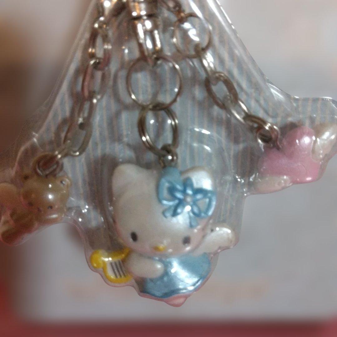 ★サンリオ ★エンジェルキティ チェーンマスコット　三連キーホルダー　超レア♡♡