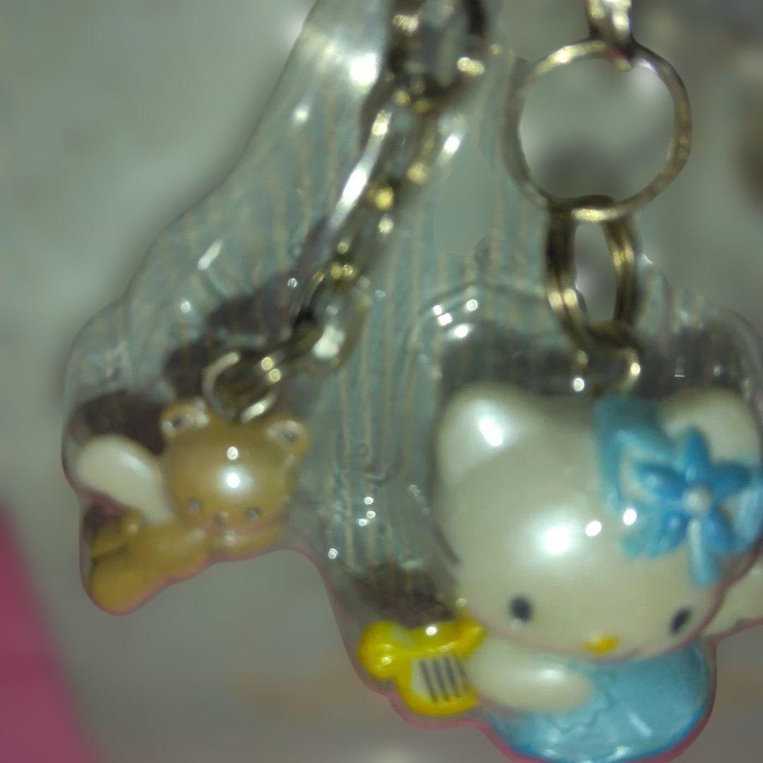 ★サンリオ ★エンジェルキティ チェーンマスコット　三連キーホルダー　超レア♡♡