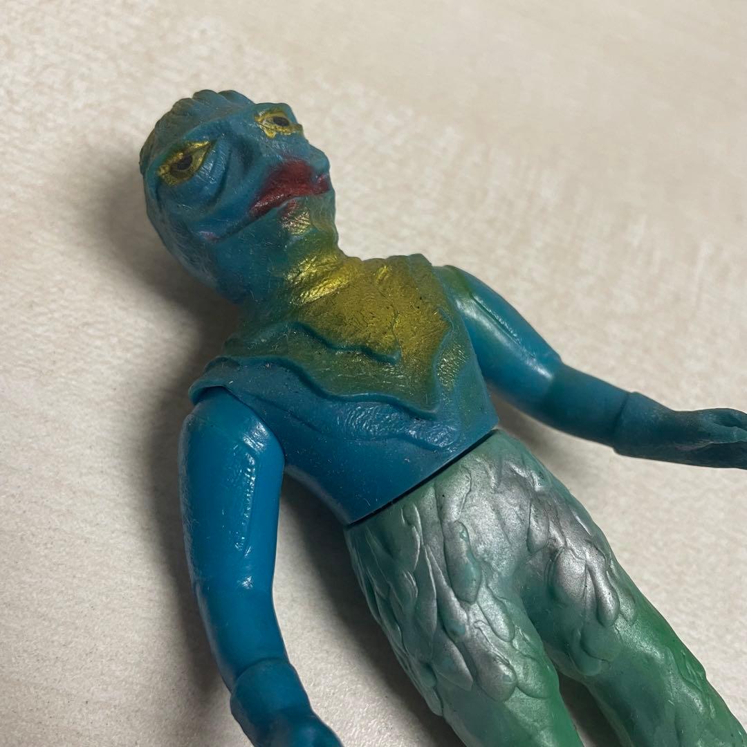 鉄人タイガーセブン　カッパ原人　ソフビ人形