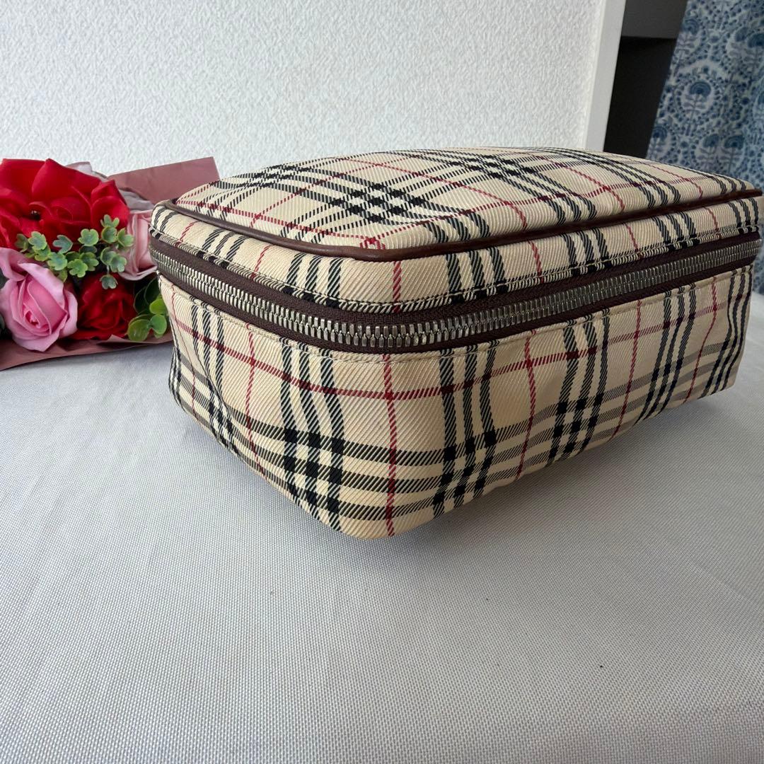 豪華 BURBERRYバーバリー ノバチェック柄 ビジネスケース×ポーチ セット