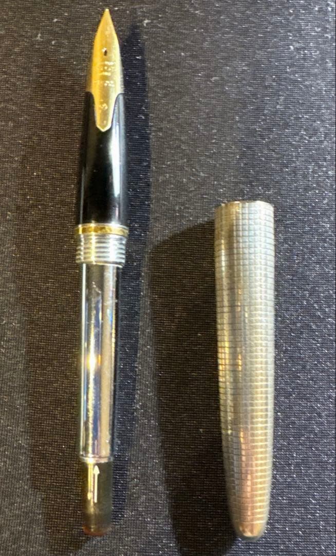 PILOTパイロットエリートスターリングシルバー 万年筆 ペン先/18K-750