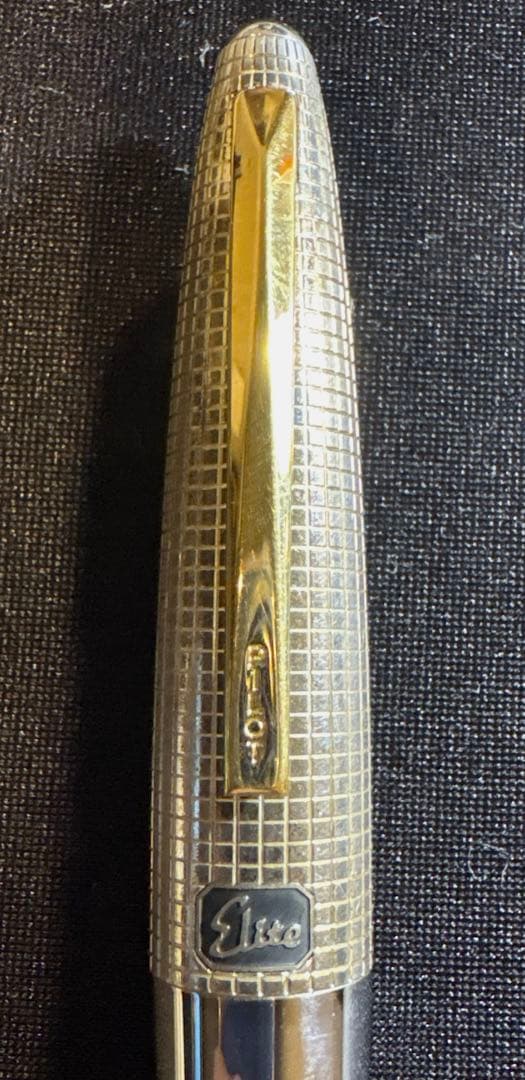 PILOTパイロットエリートスターリングシルバー 万年筆 ペン先/18K-750