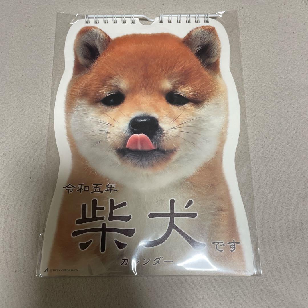 柴犬 フォトカレンダー 壁掛け 2023 令和五年 柴犬カレンダー 可愛い 動物