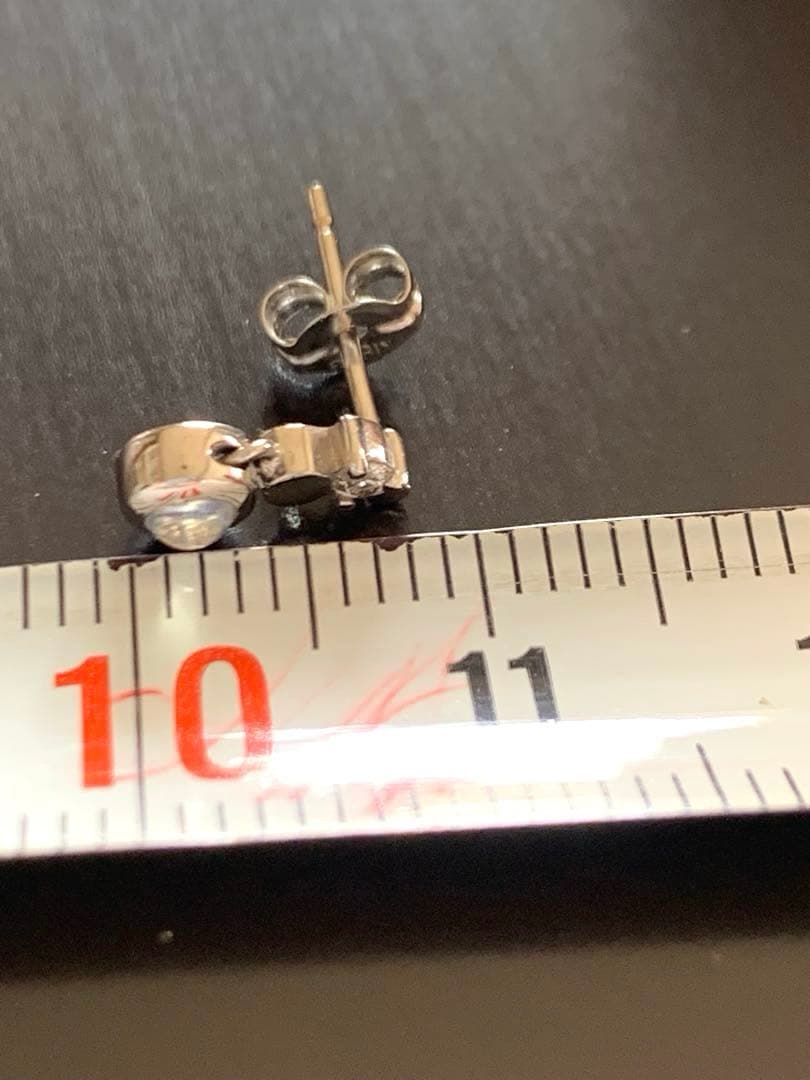 k18WGピアス✨ムーンストーン1.1g