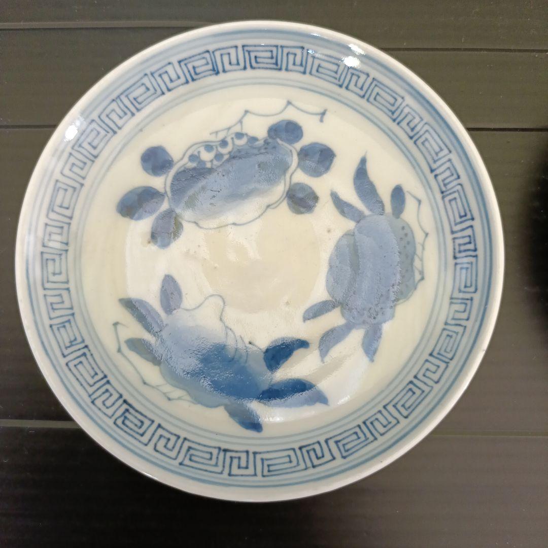 古伊万里　柘榴図柄　小皿4枚