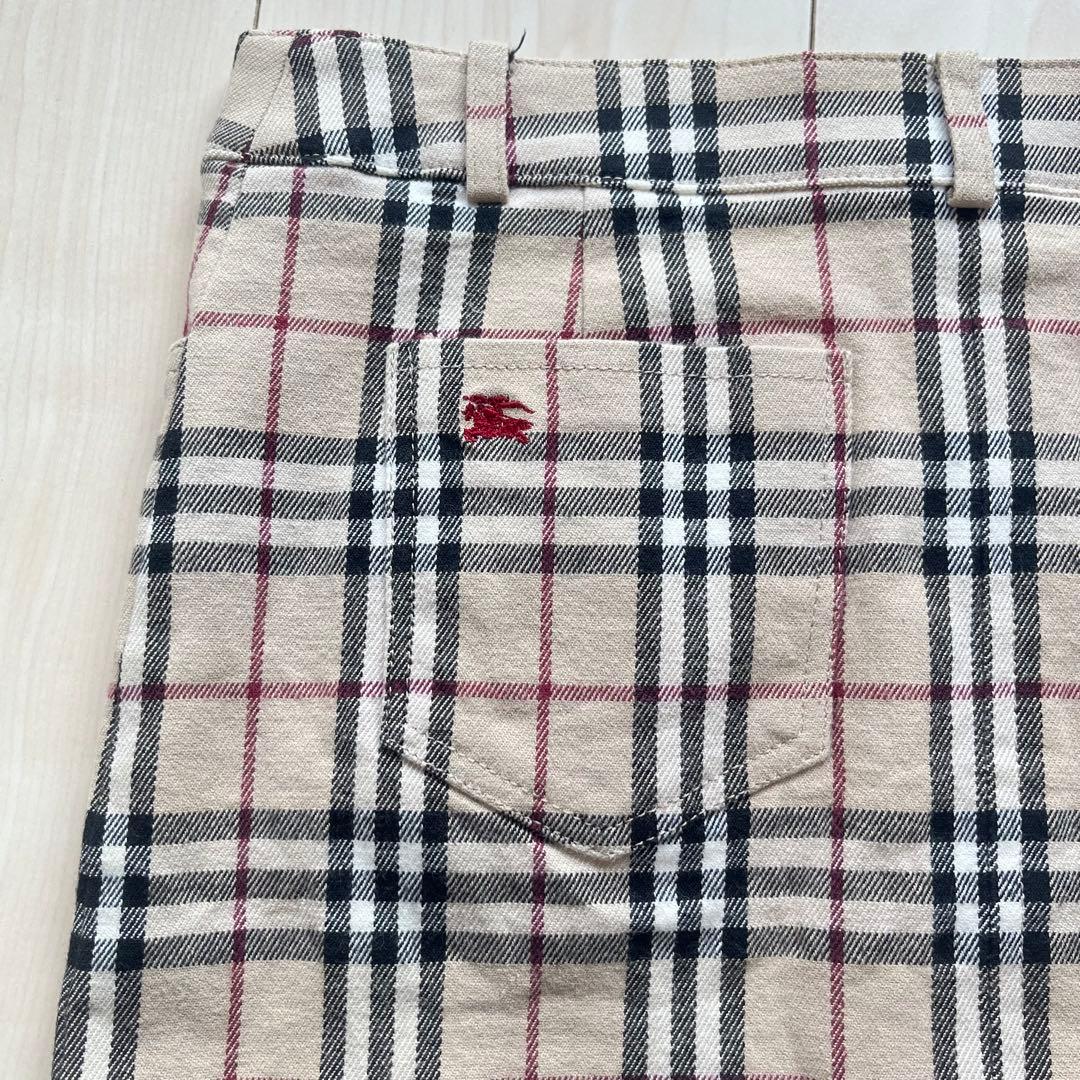 Y2K バーバリーブルーレーベル ノバチェック スカート タイト 38