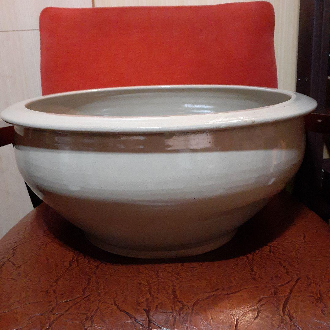 気まぐれ価格！未使用　睡蓮鉢　こね鉢　美品