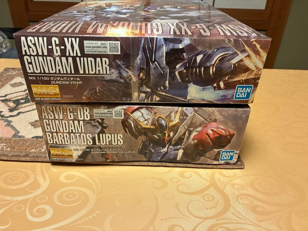 MG GUNDAM VIDAR & BARBATOS LUPUS セット