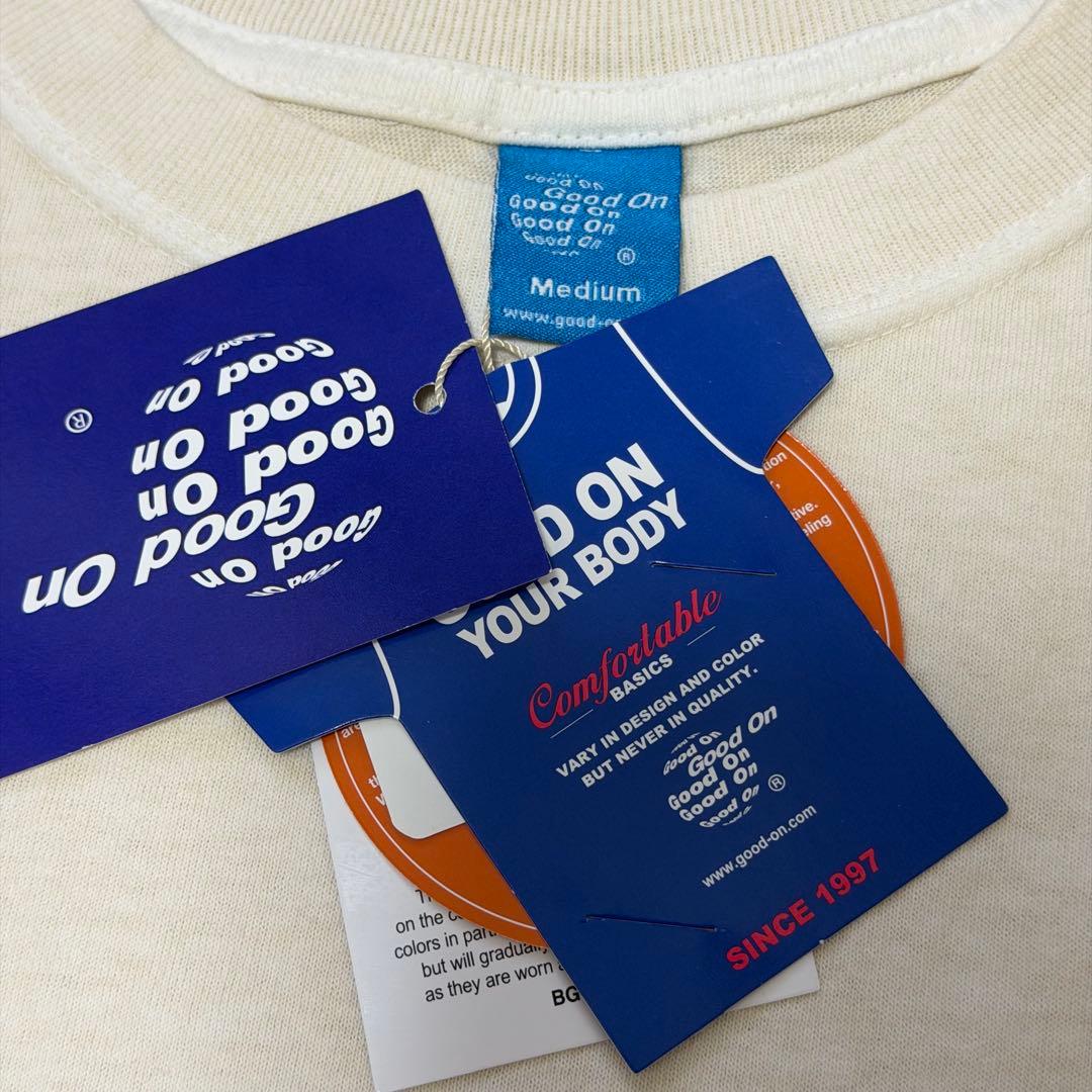 新品【GBL】もののけ姫 Good On コラボポケット刺繍Tシャツ コダマM