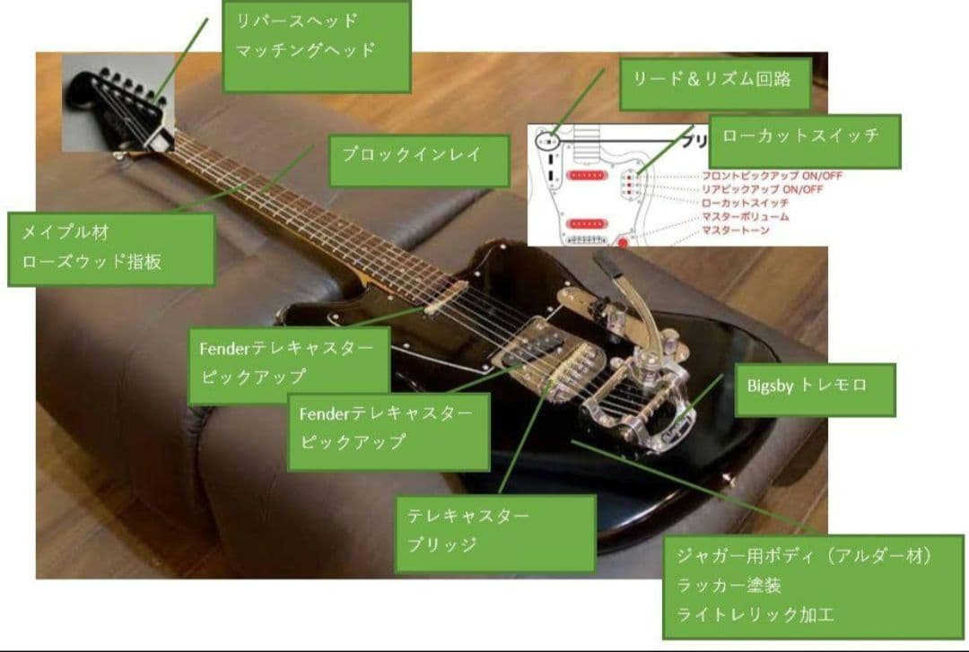Poncho/ポンチョ専用　ジャガー/ジャズマスター　カスタムオーダー　注文確定
