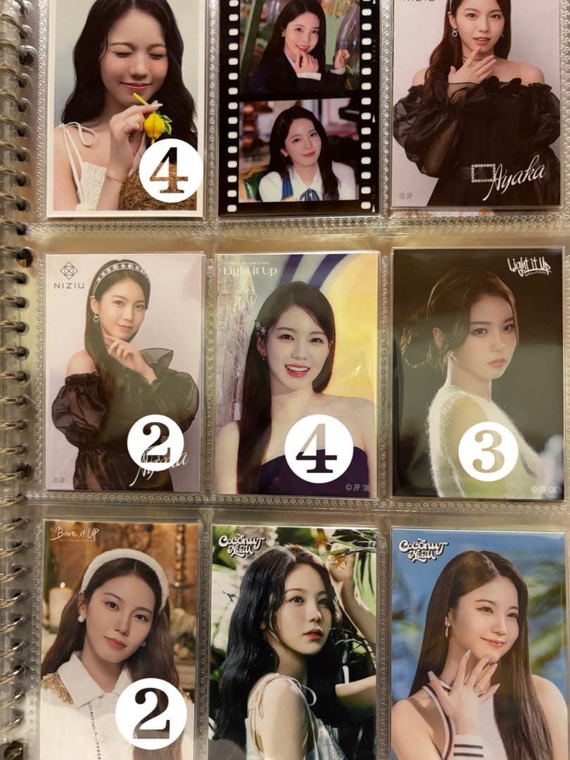 NiziU アヤカ トレカ