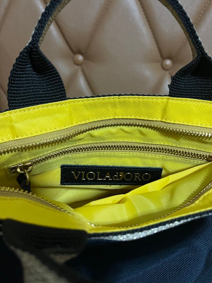 ヴィオラドーロ　ナイロン　ショルダーバッグ　トートバッグ