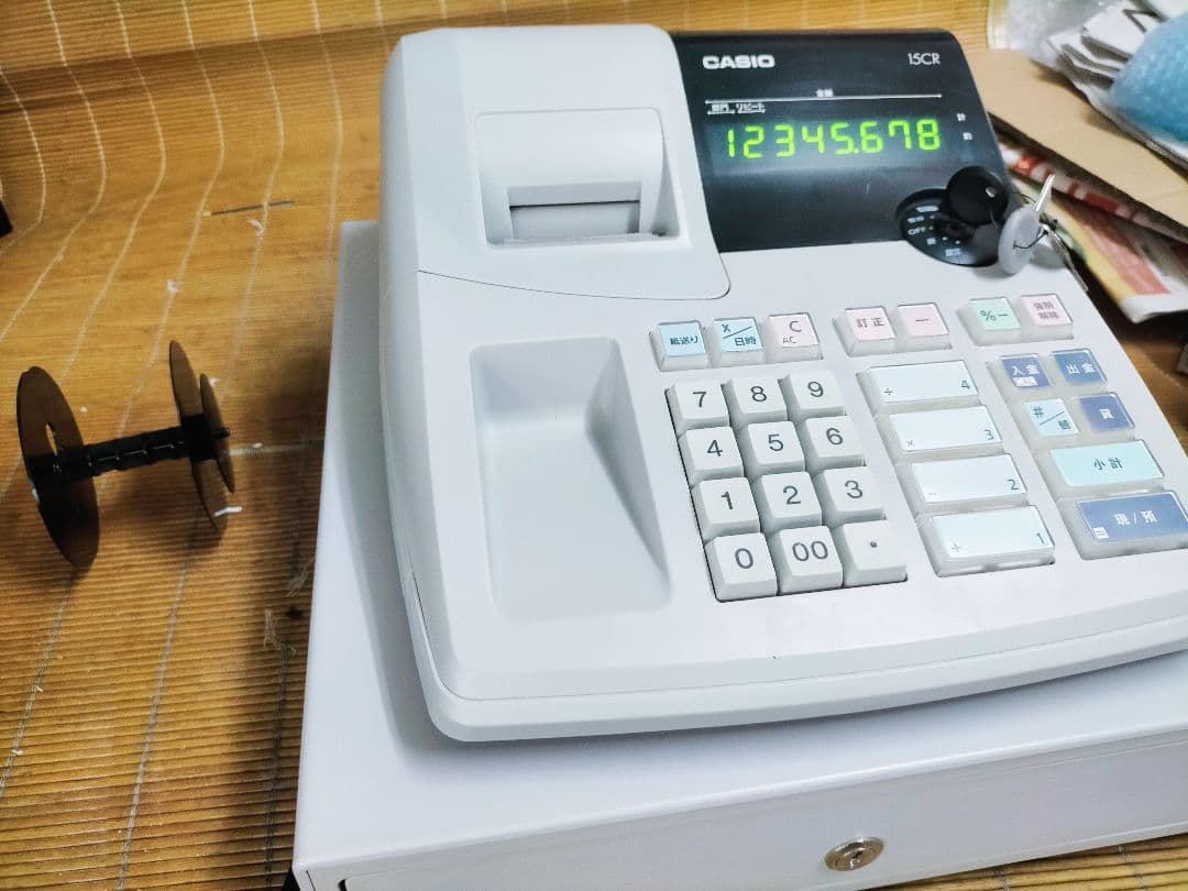 カシオレジスター　15CR　簡単便利特殊　送料込　021270