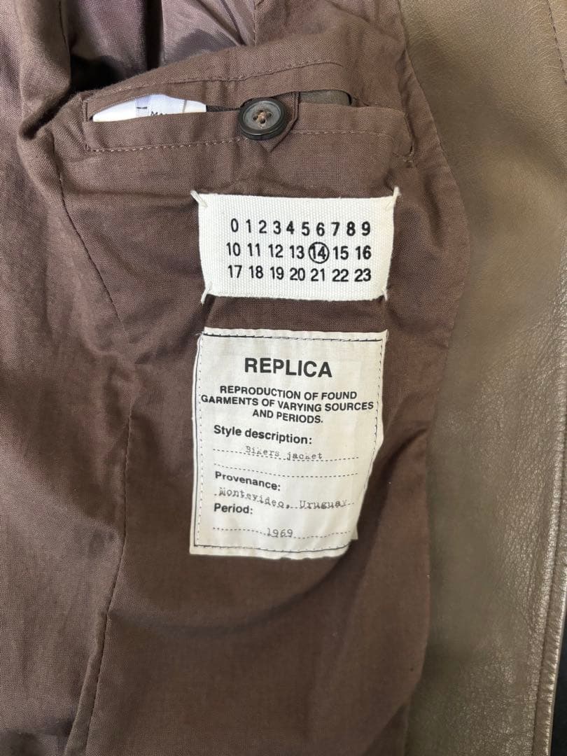 ジャケット・アウター Martin Margiela 14 REPLICA Riders jacket