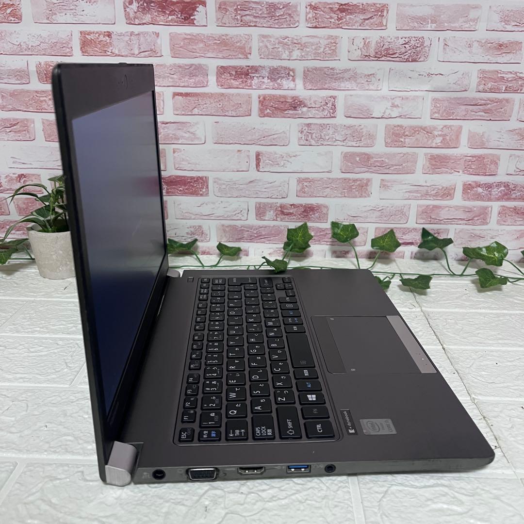 ★中古東芝 SSD新品128GB メモリ8GB★R63/P ノートPC90