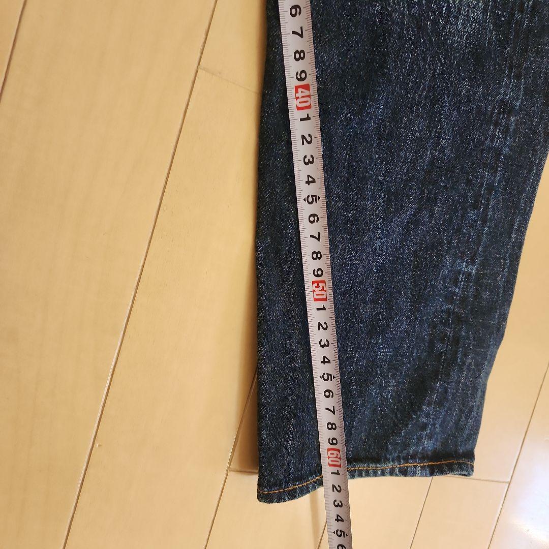 未使用品　デニム&ダンガリー　刺繍付きイージーデニムパンツ　01 150 SM