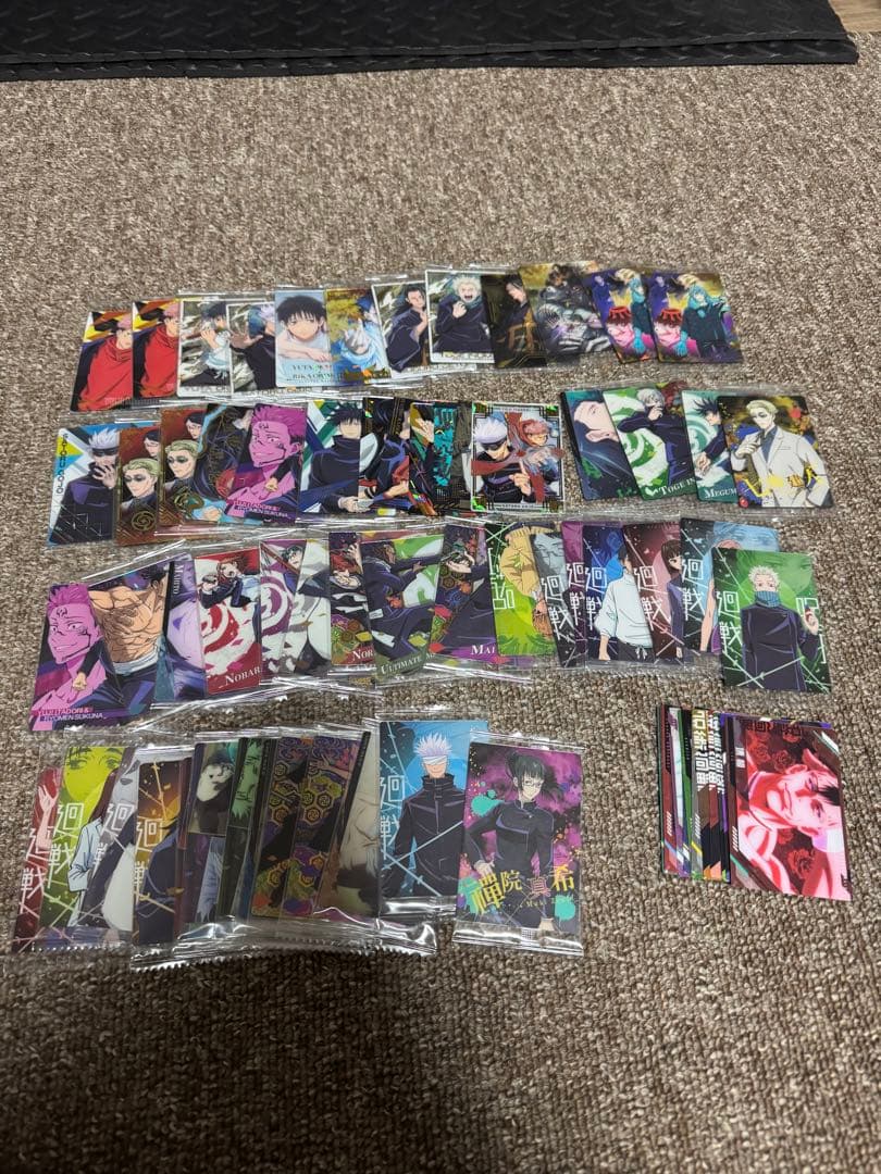 【280枚以上】ウエハースカードまとめワンピース、呪術、鬼滅、ドラゴンボール他