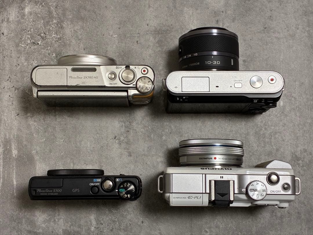 Canon PowerShot SX740HS、PowerShot S100等