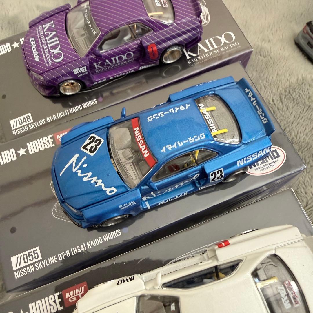 ミニカー KAIDO HOUSE GT-R R34 //048 049 055