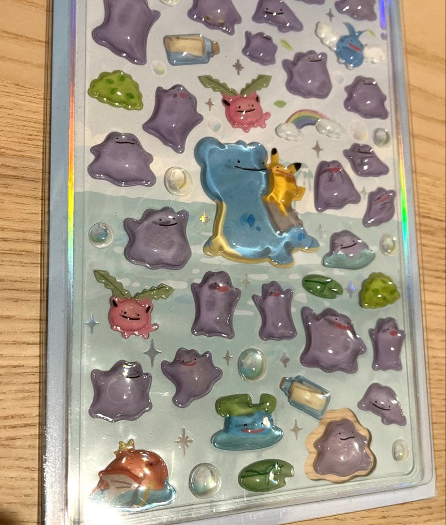 韓国　メタモン　バブルステッカー　ボンボンドロップシール