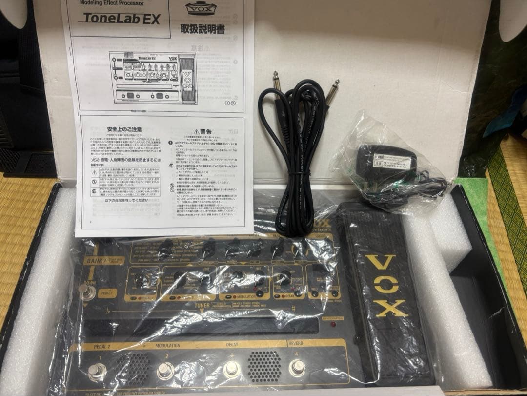 VOX 真空管搭載マルチエフェクター ToneLab EX (箱、取説付き)