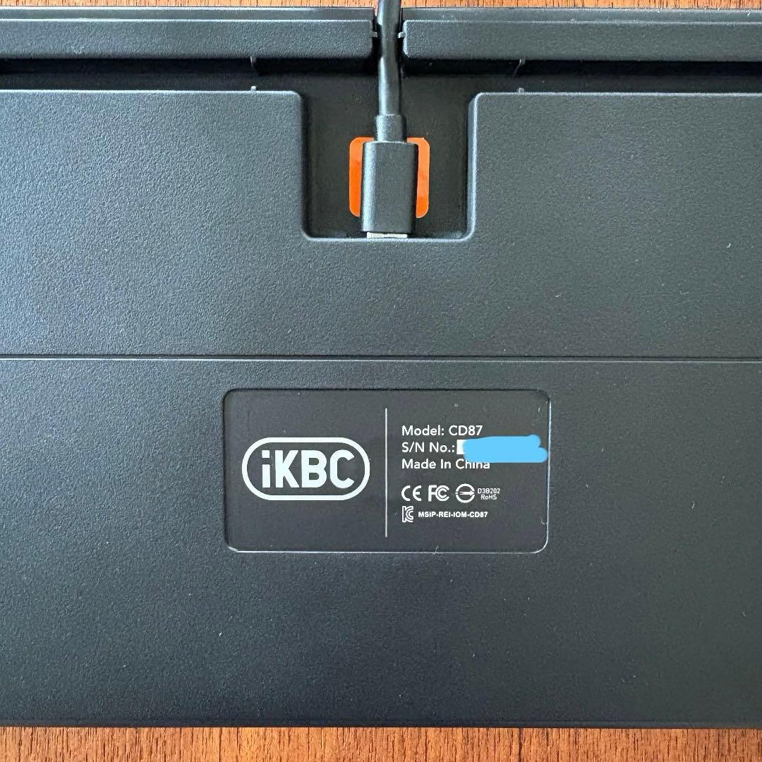 iKBC CD87 茶軸 テンキーレス メカニカルキーボード 91キー JIS