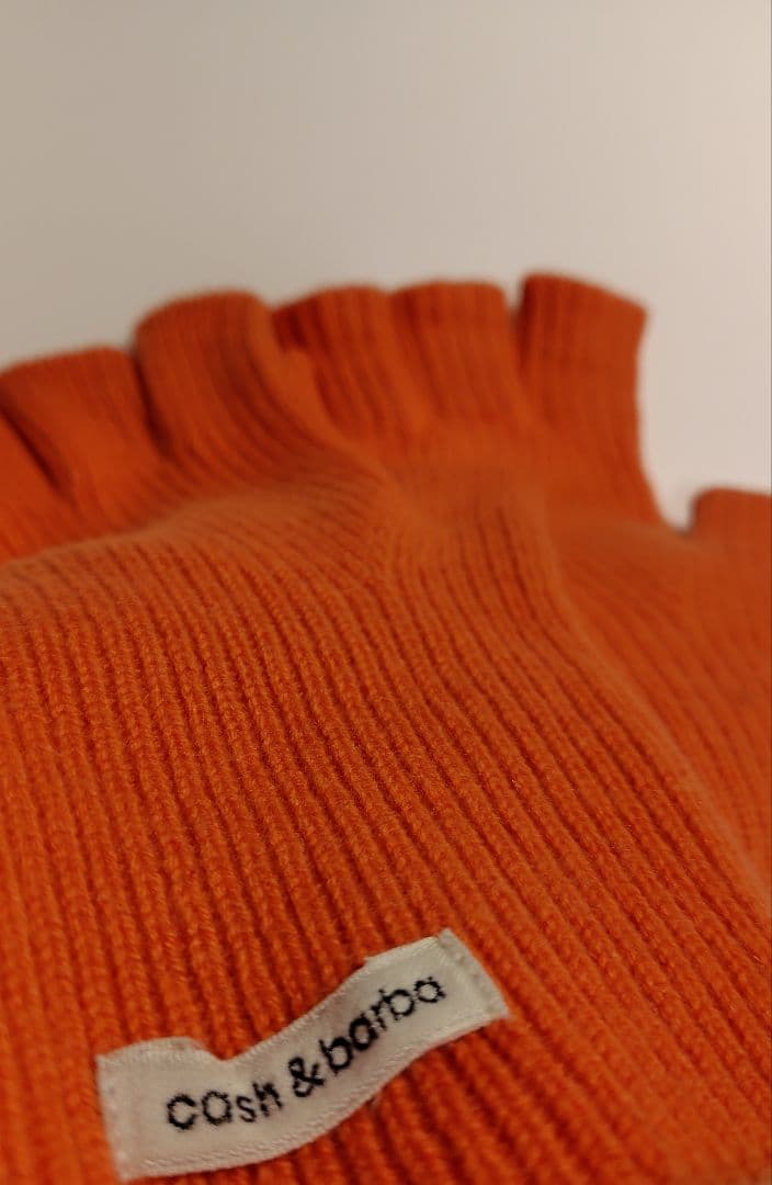 cash&barba キャッシュベイビー グローブ　オレンジ　手袋