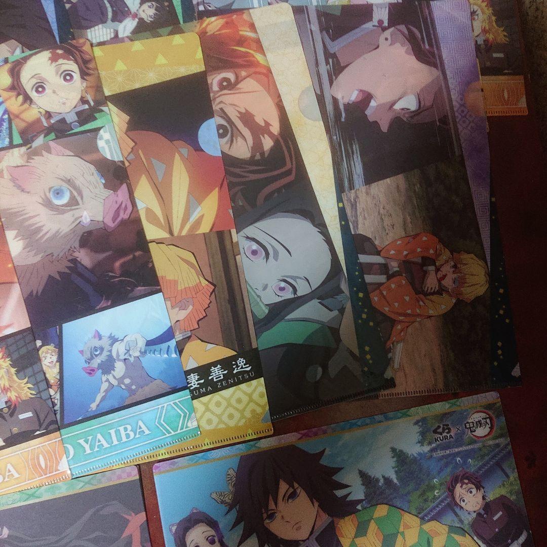 991 鬼滅の刃×くら寿司 クリアファイル