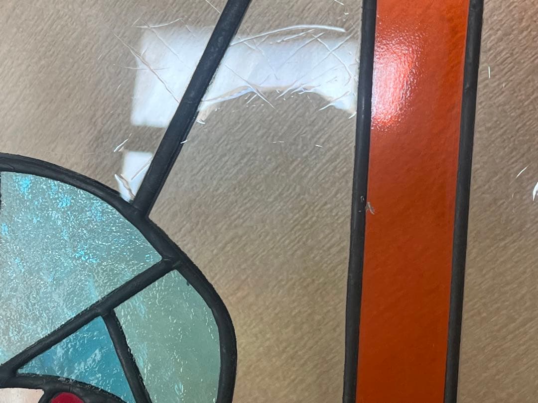 36 ステンドグラス レトロ ステンドガラス オブジェ ディスプレイ 店舗什器