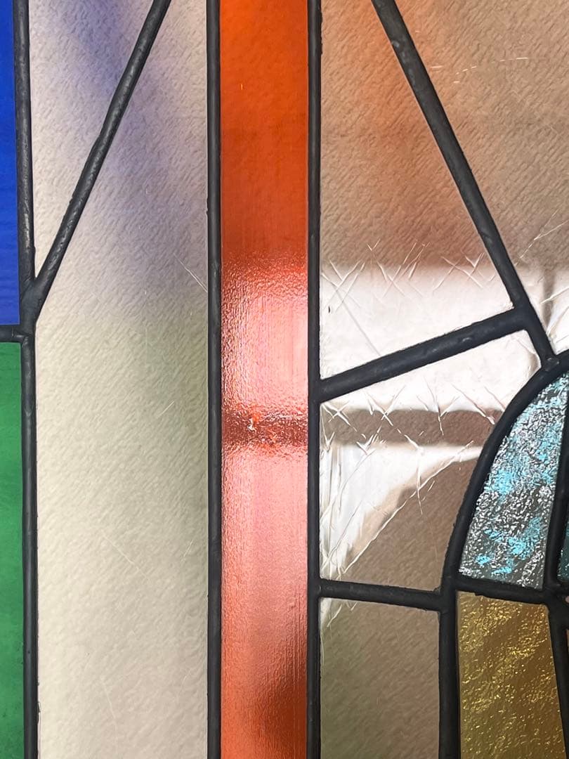 36 ステンドグラス レトロ ステンドガラス オブジェ ディスプレイ 店舗什器